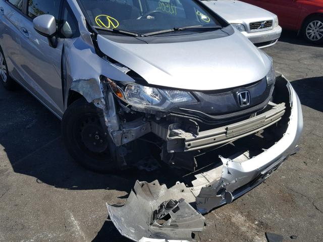 3HGGK5H50FM778330 - 2015 HONDA FIT LX SILVER photo 9