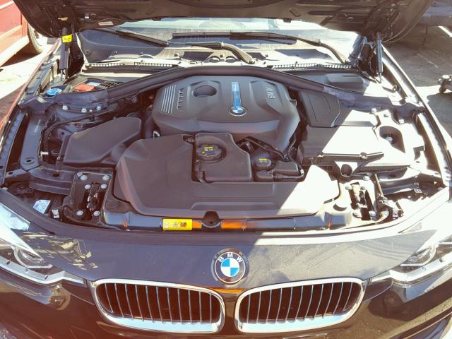 WBA8E1C3XHA030089 - 2017 BMW 330E BLACK photo 7