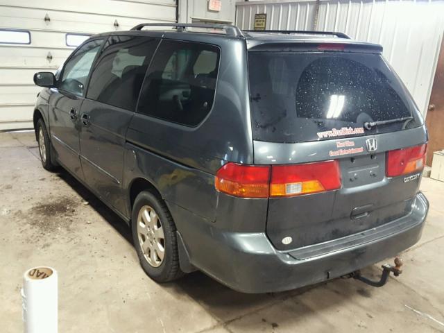 5FNRL18924B005344 - 2004 HONDA ODYSSEY EX GRAY photo 3