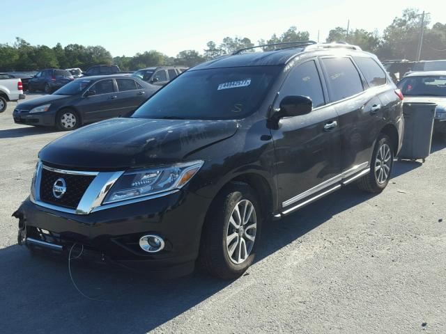 5N1AR2MN5DC658022 - 2013 NISSAN PATHFINDER BLACK photo 2