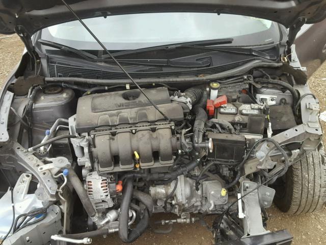 3N1AB7AP2GY295267 - 2016 NISSAN SENTRA S GRAY photo 7