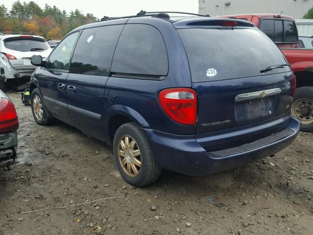 1C4GP45R15B354324 - 2005 CHRYSLER TOWN & COU BLUE photo 3