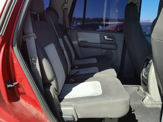 1FMRU15W24LA15730 - 2004 FORD EXPEDITION RED photo 6