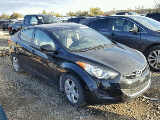 5NPDH4AE8DH314032 - 2013 HYUNDAI ELANTRA GL BLACK photo 1