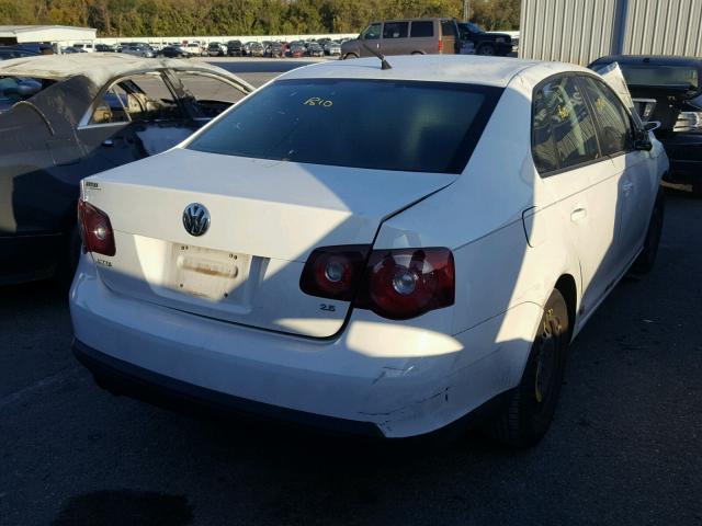 3VWJM71KX9M169371 - 2009 VOLKSWAGEN JETTA S WHITE photo 4