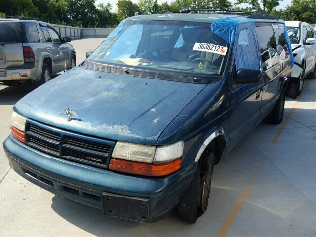 1B4GH44R6RX123035 - 1994 DODGE GRAND CARA GREEN photo 2