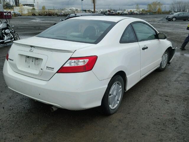 2HGFG11398H008787 - 2008 HONDA CIVIC WHITE photo 4