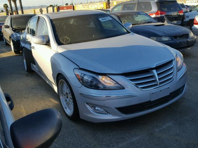 KMHGC4DH4EU265674 - 2014 HYUNDAI GENESIS SILVER photo 1