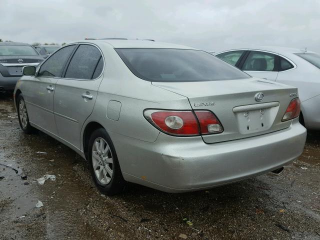 JTHBA30G745028471 - 2004 LEXUS ES 330 SILVER photo 3