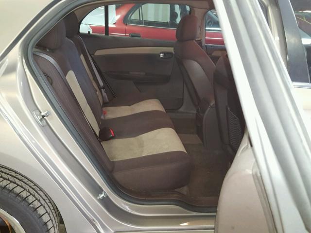 1G1ZH57B58F285347 - 2008 CHEVROLET MALIBU 1LT თაფლისფერი ფოტო 6