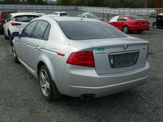 19UUA66275A075324 - 2005 ACURA TL GRAY photo 3