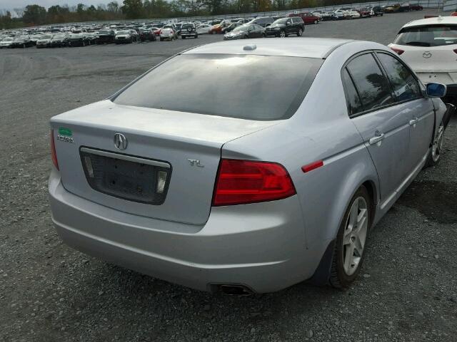 19UUA66275A075324 - 2005 ACURA TL GRAY photo 4