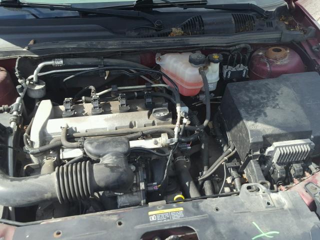 1G1ZS58F57F225442 - 2007 CHEVROLET MALIBU LS წითელი ფოტო 7