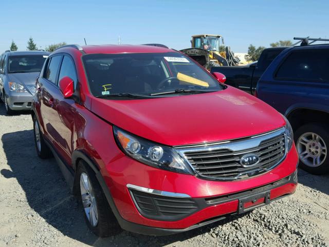 KNDPB3A20B7086947 - 2011 KIA SPORTAGE L RED photo 1