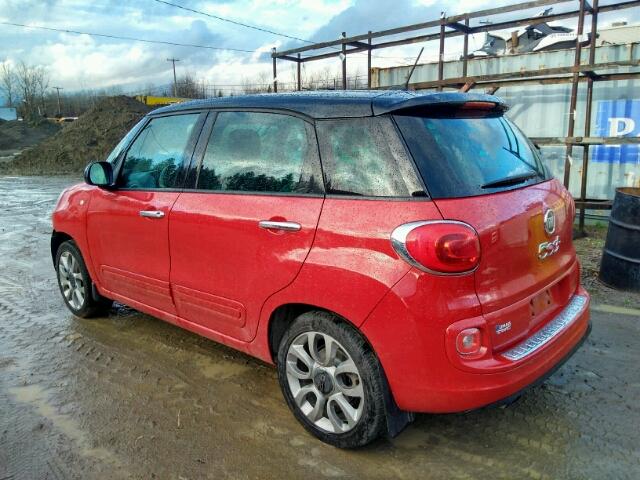 ZFBCFABH9EZ004400 - 2014 FIAT 500L EASY RED photo 3