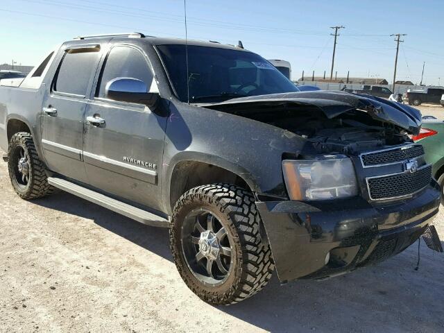 3GNVKGE08AG257915 - 2010 CHEVROLET AVALANCHE BLACK photo 1