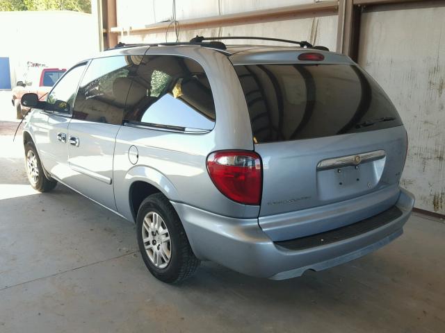 2A8GP44R56R625026 - 2006 CHRYSLER TOWN & COU BLUE photo 3