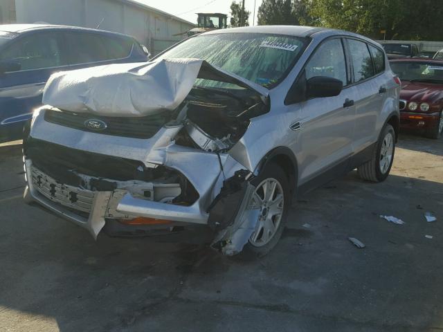 1FMCU0F73EUD87208 - 2014 FORD ESCAPE S SILVER photo 2