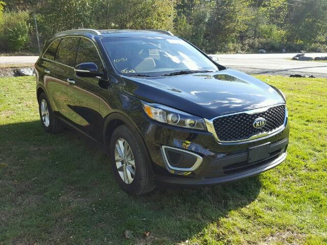 5XYPG4A55JG359190 - 2018 KIA SORENTO BLACK photo 1