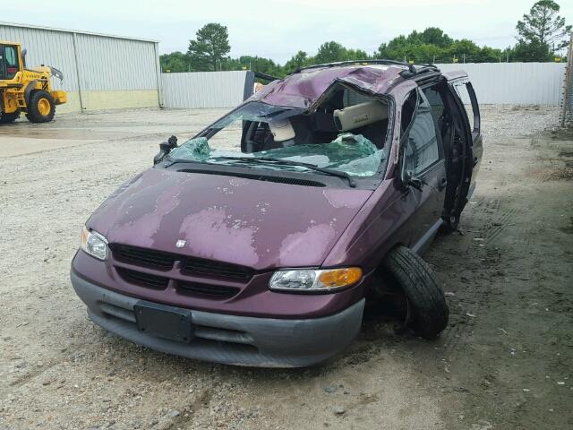 1B4GP45G2WB720112 - 1998 DODGE CARAVAN SE MAROON photo 2