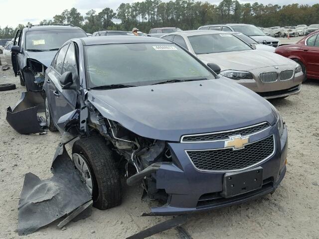 1G1PA5SH1D7162768 - 2013 CHEVROLET CRUZE BLUE photo 1