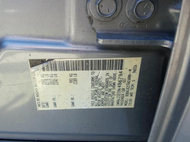 1N4AL21E39N486794 - 2009 NISSAN ALTIMA 2.5 RED photo 8