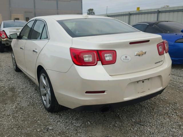 1G11J5SX3DF184340 - 2013 CHEVROLET MALIBU LTZ WHITE photo 3