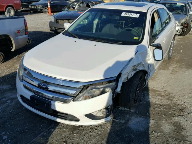 3FAHP0HA5AR115941 - 2010 FORD FUSION SE WHITE photo 2