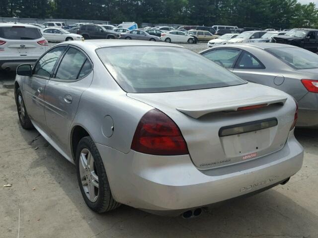 2G2WR554561308145 - 2006 PONTIAC GRAND PRIX Сріблястий фото 3