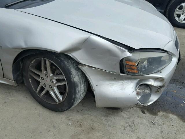 2G2WR554561308145 - 2006 PONTIAC GRAND PRIX Сріблястий фото 9