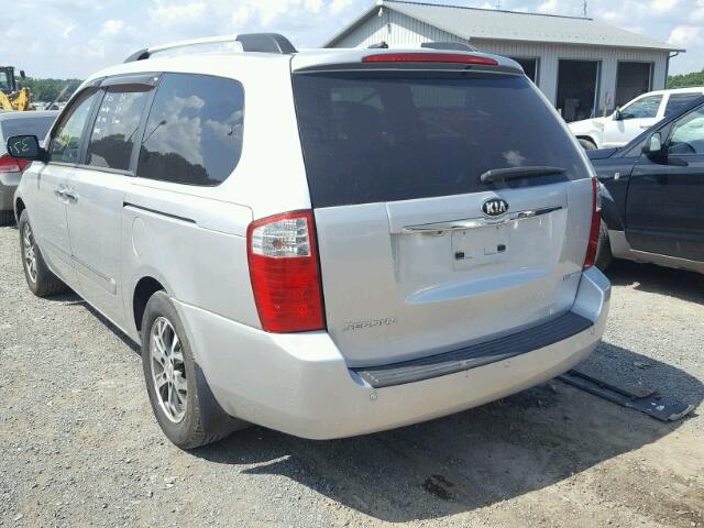 KNDMH4C77E6571936 - 2014 KIA SEDONA EX SILVER photo 3