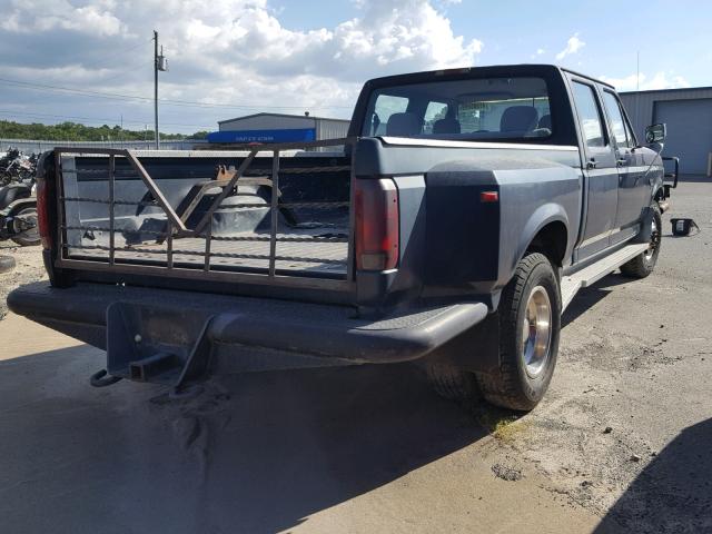 1FTJW35K7REA26447 - 1994 FORD F350 BLUE photo 4