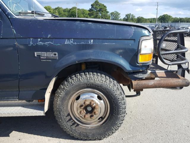 1FTJW35K7REA26447 - 1994 FORD F350 BLUE photo 9