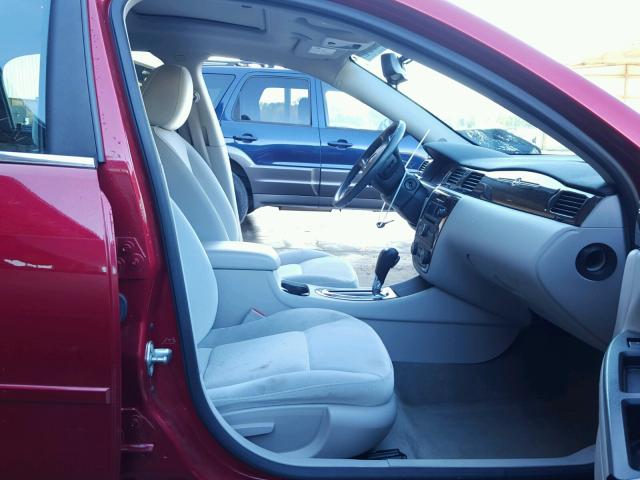 2G1WB5E38E1176965 - 2014 CHEVROLET IMPALA LIM BURGUNDY photo 5