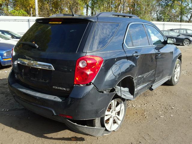 2GNALDEK4D6154616 - 2013 CHEVROLET EQUINOX LT BLACK photo 4