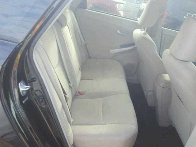 JTDKN3DUXC1583331 - 2012 TOYOTA PRIUS შავი ფოტო 6