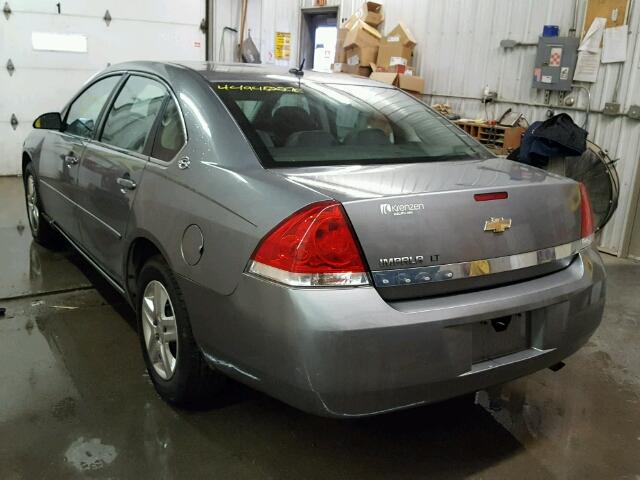 2G1WT58KX69148314 - 2006 CHEVROLET IMPALA LT Մոխրագույն լուսանկար 3