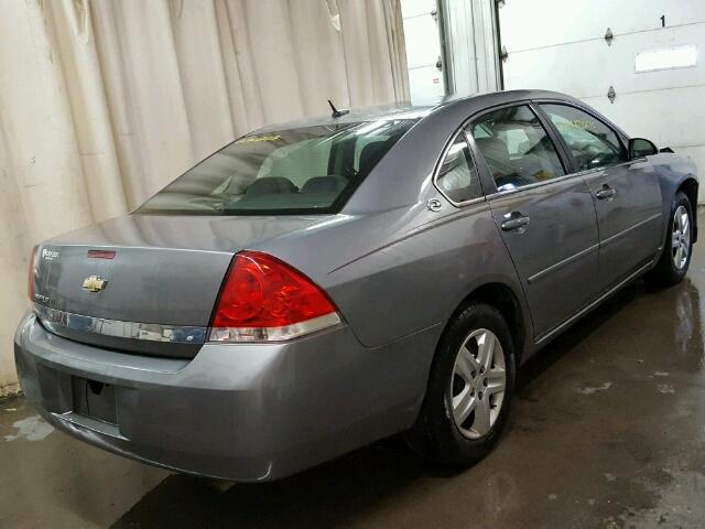 2G1WT58KX69148314 - 2006 CHEVROLET IMPALA LT Մոխրագույն լուսանկար 4