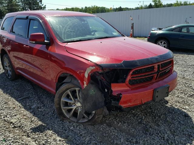 1C4RDJDG4HC775212 - 2017 DODGE DURANGO GT RED photo 1