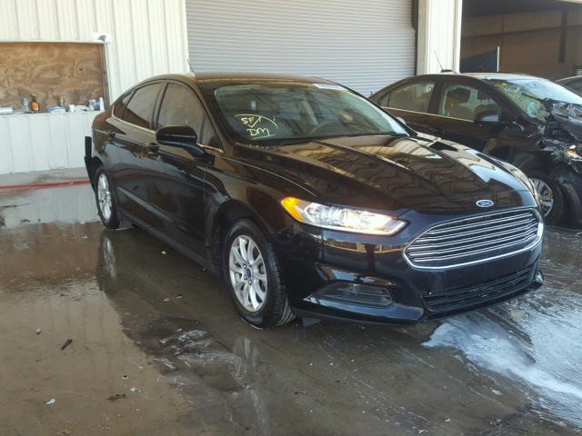 3FA6P0G79GR183312 - 2016 FORD FUSION S BLACK photo 1