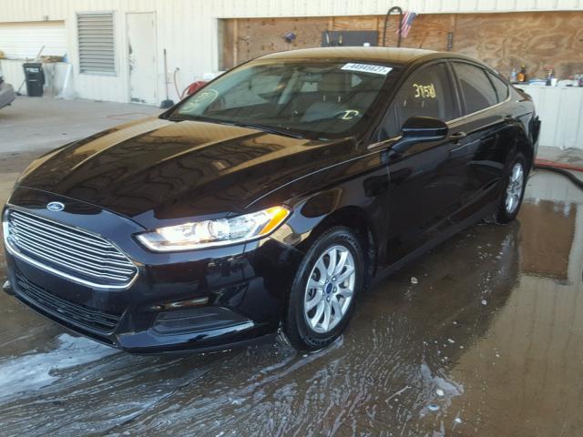 3FA6P0G79GR183312 - 2016 FORD FUSION S BLACK photo 2