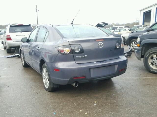 JM1BK32FX71740648 - 2007 MAZDA 3 I GRAY photo 3