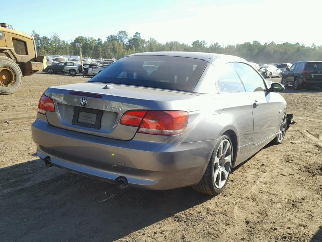 WBAWL73599P182753 - 2009 BMW 335 I GRAY photo 4