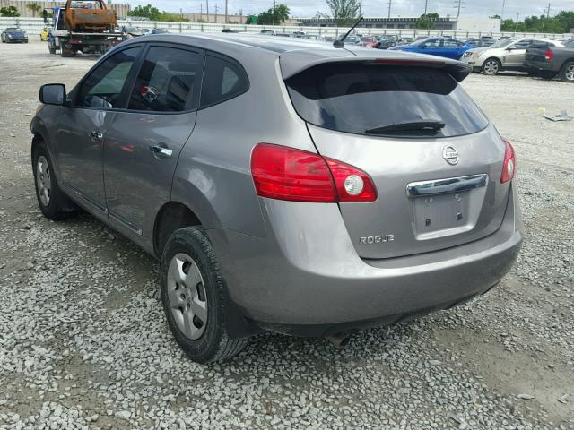 JN8AS5MT5DW014628 - 2013 NISSAN ROGUE S GRAY photo 3