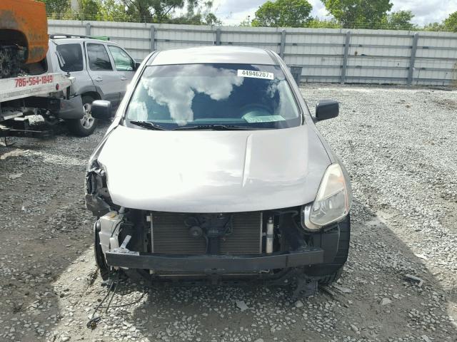 JN8AS5MT5DW014628 - 2013 NISSAN ROGUE S GRAY photo 9