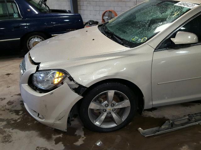 1G1ZC5E1XBF173787 - 2011 CHEVROLET MALIBU 1LT ბეჟი ფოტო 9