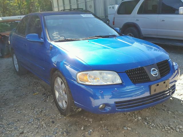 3N1CB51D76L640646 - 2006 NISSAN SENTRA 1.8 BLUE photo 1