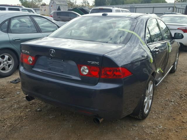 JH4CL96855C013286 - 2005 ACURA TSX CHARCOAL photo 4