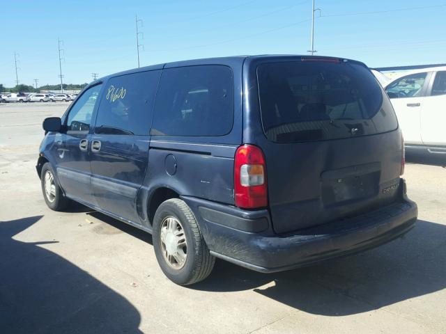 1GNDX03EX3D317423 - 2003 CHEVROLET VENTURE BLUE photo 3