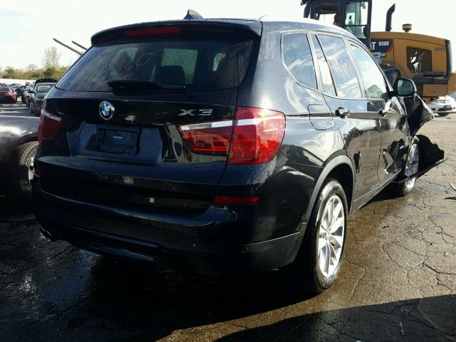 5UXWX9C5XG0D85788 - 2016 BMW X3 XDRIVE2 BLACK photo 4